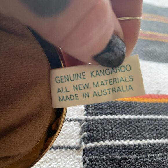 NWOT Kangaroo Fur Coin Wallet Purse. 5”x4”. Snap Closure. Made In Australia. - Picture 4 of 8